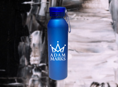 Custom imprinted 20 oz. Aluminum Bottle for New Orleans, LA with a local business logo