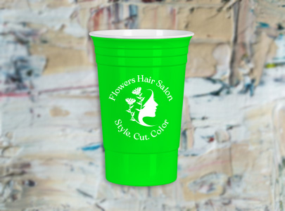 Custom imprinted Cups for New Orleans, LA with a local business logo